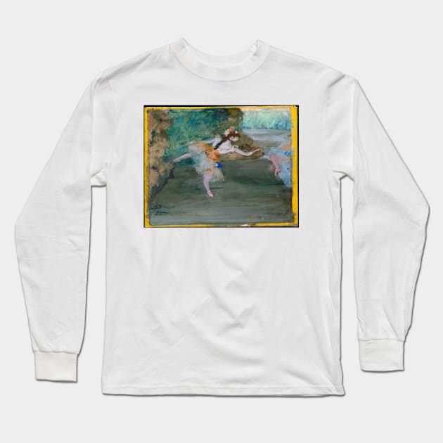 Dancer Onstage Long Sleeve T-Shirt by EdgarDegas